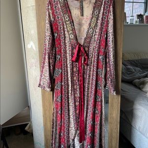 Long ankle length kimono